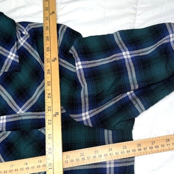 Avenue Womens Plus Size 22/24 Plaid & Paisley Button-Up Tunic Shirt - Picture 8 of 8